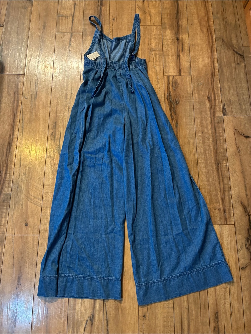 aerie Denim Jumpsuit - Medium Blue - Picture 3 of 4